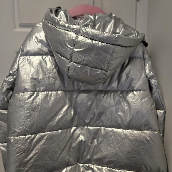 Zara Metallic Silver Jacket - Picture 3 of 3
